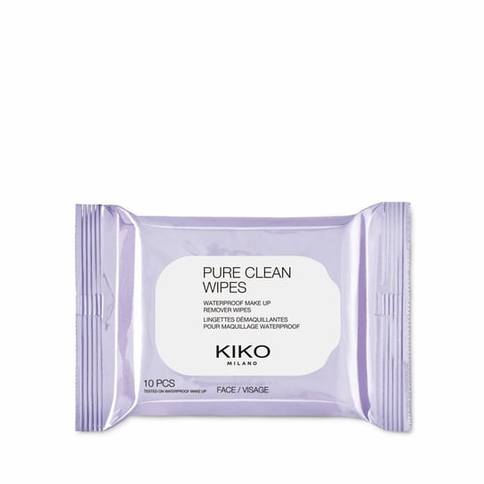 KIKO Milano, Pure Clean Wipes Mini, Chusteczki do u twarzy oczu i ust 10szt KIKO Milano