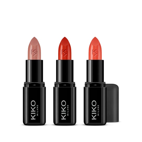 KIKO Milano, Smart Fusion Lipstick Kit, zestaw prezentowy kosmetyków do makijażu, 3 szt. KIKO Milano