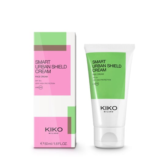 Kiko Milano, Smart Urban Shield Cream, Krem nawilżający na dzień z filtrem SPF50+ i UVA, 50 ml KIKO Milano