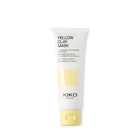 KIKO Milano, Yellow Clay Mask, Odżywczo-rozświetlająca maska do twarzy z miodem i żółtą glinką 50ml KIKO Milano