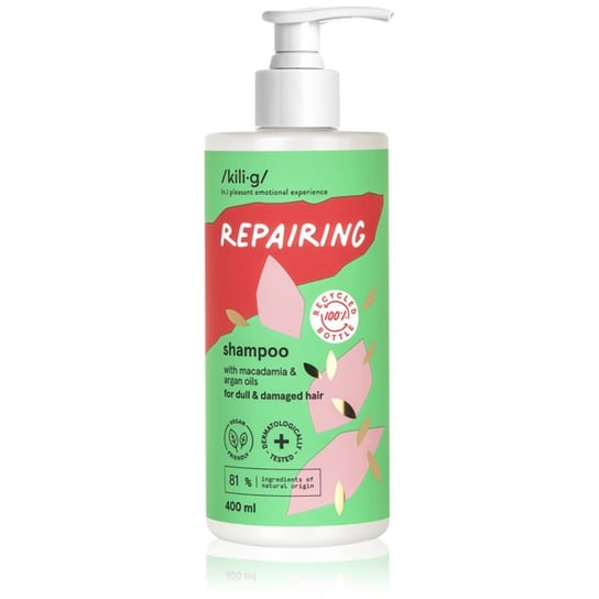 Kilig Repairing szampon regenerujący do włosów słabych i zniszczonych 400 ml Inna marka