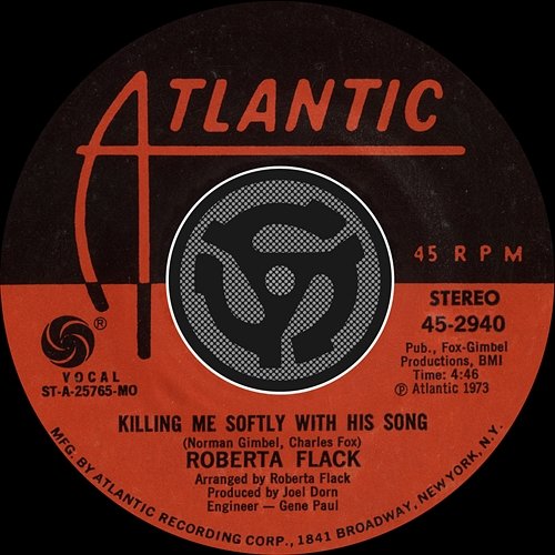 Killing Me Softly With His Song / Just Like A Woman [Digital 45] Roberta Flack