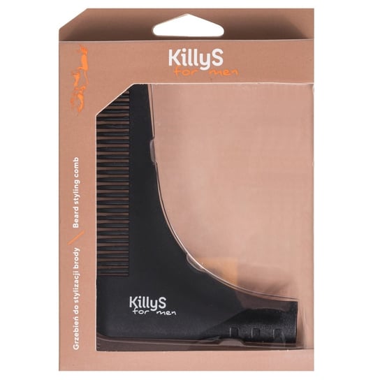 KillyS,For Men Beard Styling Comb drewniany grzebień do stylizacji brody Killys