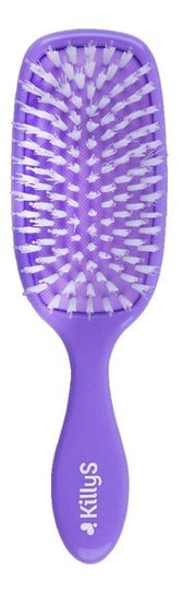 KillyS Hair brush szczotka do włosów średnioporowatych wzbogacona olejem z pestek śliwki fioletowa Killys