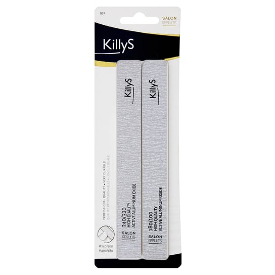 Killys, Salon Results, Pilnik do paznokci 180/100 i 240/320, 2 szt. Killys