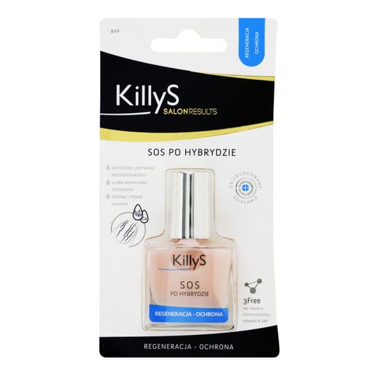 Killys, Salon Results, SOS po hybrydzie - odżywka do paznokci, 10 ml Killys