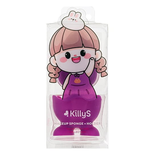 KillyS, Tamagotchi Girl, Gąbeczka do makijażu ze stojakiem Violet, 1 szt. Killys