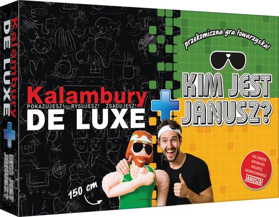 Kim Jest Janusz + Kalambury Deluxe , gra planszowa, Trefl Trefl