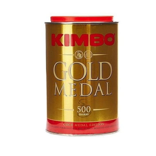 Kimbo Gold Medal Włoska kawa mielona 500 g puszka Kimbo