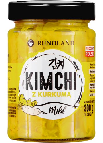 Kimchi Mild z kurkumą 300g - Runoland Runoland