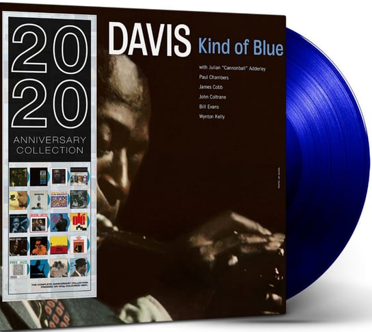 Kind Of Blue (Anniversary Edition) (winyl koloru niebieskiego) Davis Miles, Coltrane John, Evans Bill, Adderley Cannonball, Cobb Jimmy, Chambers Paul, Kelly Wynton