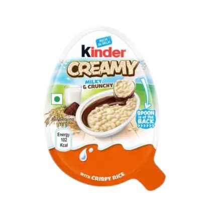 Kinder Creamy Milky and Crunchy 19g Kinder