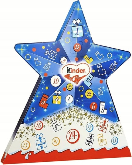 KINDER, MIX KALENDARZ ADWENTOWY STAR G149 Ferrero