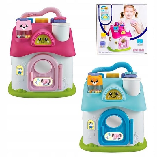 Kinder_Play Domek sorter z klockami muzyka światło Tobbi-Toys