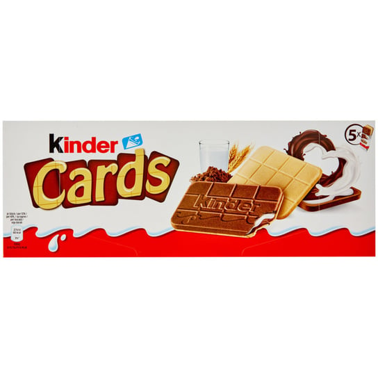 Kinder, wafelki waniliowo-kakaowe Cards, 128 g Ferrero