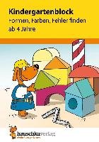Kindergartenblock - Formen, Farben, Fehler finden ab 4 Jahre Neumann Linda