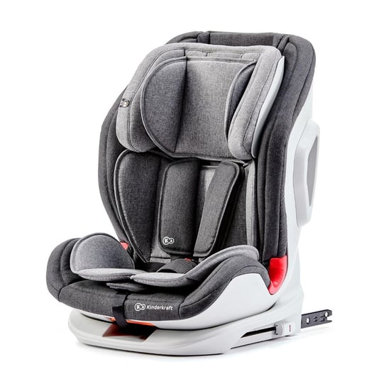 Kinderkraft, Oneto 3, Fotelik samochodowy, IsoFix, 9-36 kg, Black/Grey Kinderkraft