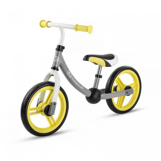 Kinderkraft, rowerek biegowy 2way Next Żółty Kinderkraft