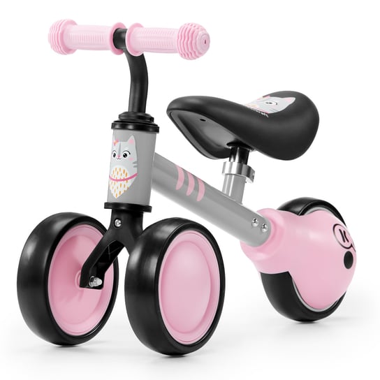 Kinderkraft, rowerek biegowy pchacz Cutie, różowy, regulowany, od 1 roku Kinderkraft