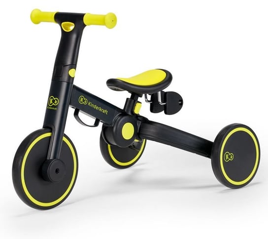 Kinderkraft, rowerek trójkołowy 4trike Black Kinderkraft