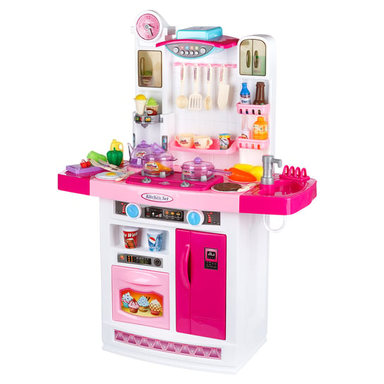Kinderplay, kuchnia dla dzieci woda dźwięk światło różowa Kinderplay