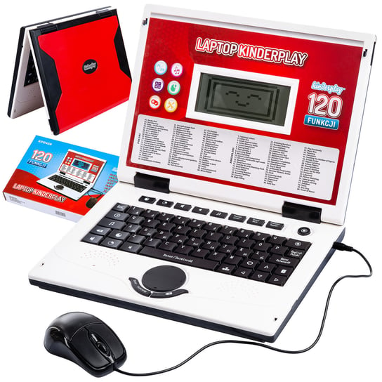 Kinderplay Laptop Edukacyjny Dla Dzieci 120 Opcji Kinderplay