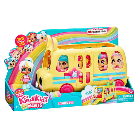 Kindi Kids Mini, Laleczka Autobus Szkolny I Marshamello Kindi Kids Mini