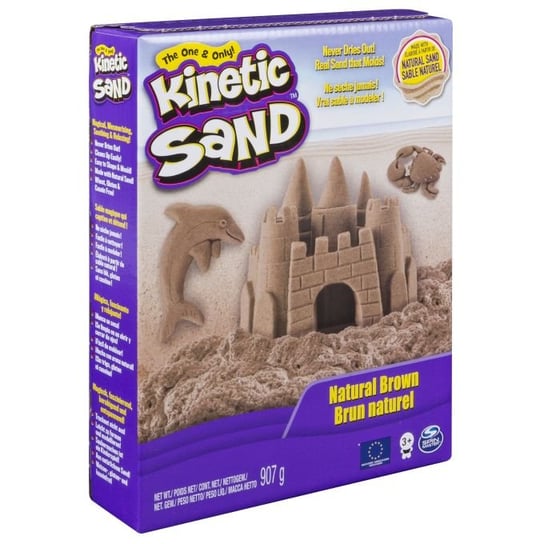 Kinetic Sand, brązowy piasek konstrukcyjny Kinetic Sand