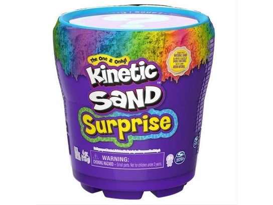 Kinetic Sand, Niespodzianka, kolorowy piasek kinetyczny z niespodzianką Dragon BP Kinetic Sand