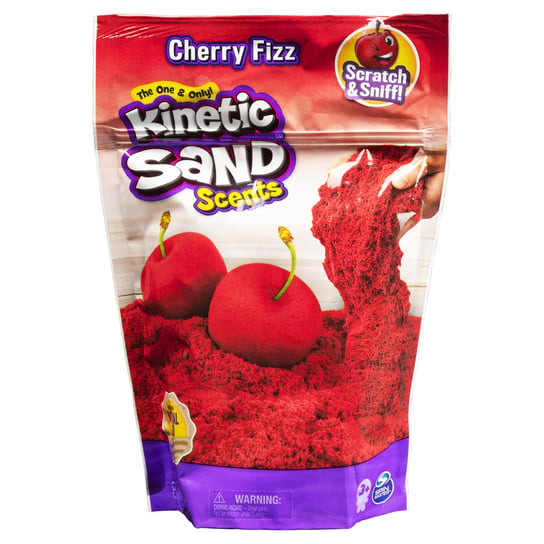 Kinetic Sand, piasek kinetyczny, Cherry Fizz Kinetic Sand