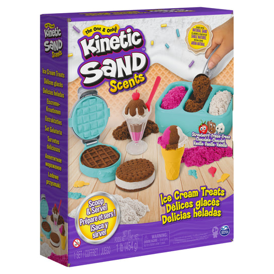 Kinetic Sand, piasek kinetyczny Lodowe specjały Kinetic Sand