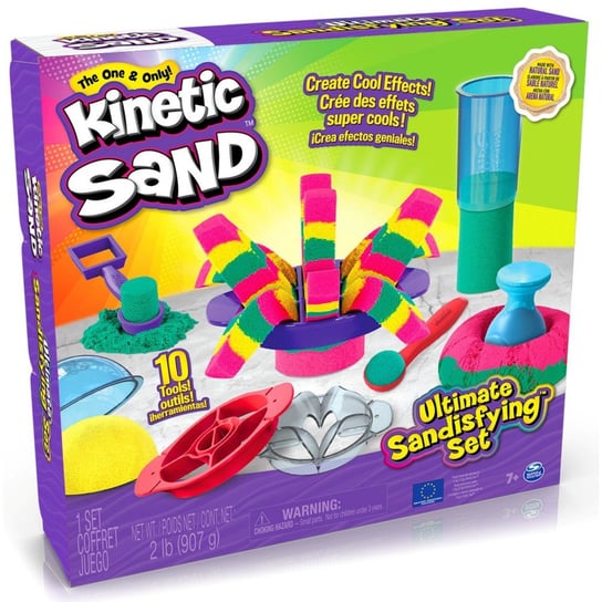 Kinetic Sand, piasek kinetyczny, satysfakcjonujący zestaw Kinetic Sand