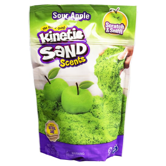 Kinetic Sand, piasek kinetyczny Sour Apple Kinetic Sand