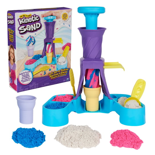 Kinetic Sand, zestaw piasków kinetycznych Wytwórnia lodów Włoskich Kinetic Sand