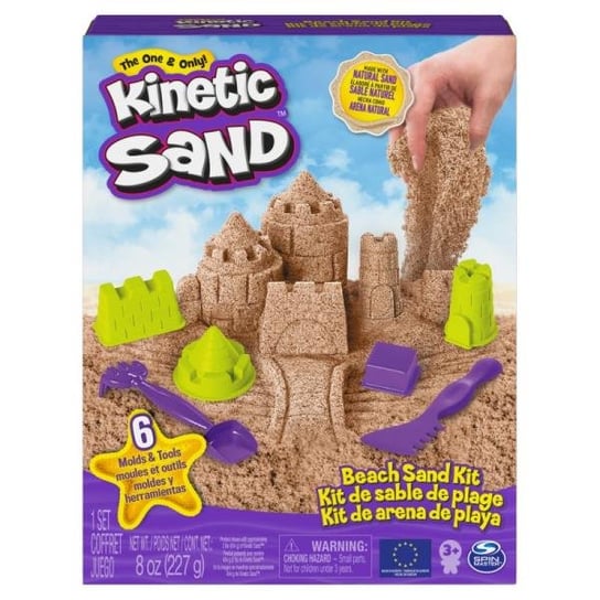 Kinetic Sand - Zestaw plażowy. Zestaw piasku kinetycznego z akcesoriami Kinetic Sand