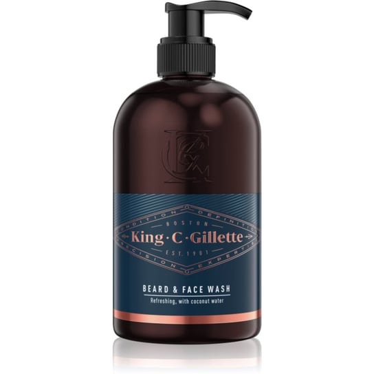 King C. Gillette Beard & Face Wash szampon do brody 350 ml King C. Gillette