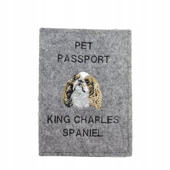 King Charles Spaniel Haft pokrowiec na paszport Inna marka