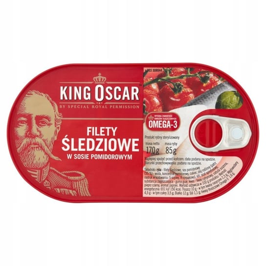 King Oscar Filety śledziowe w sosie pomidorowym King Oscar