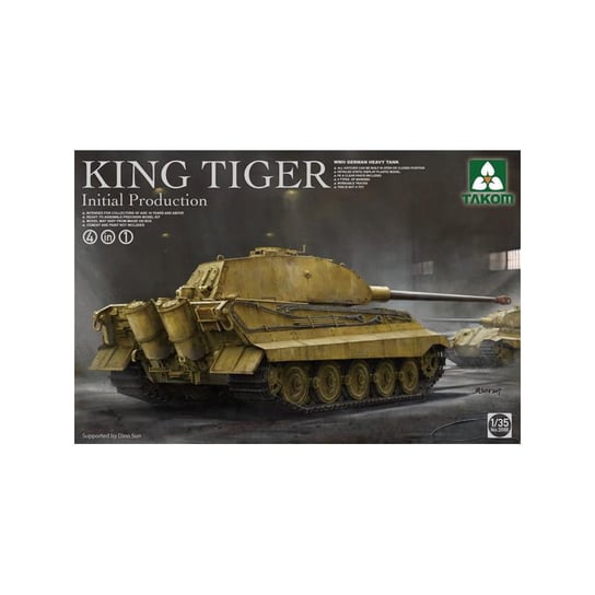 King Tiger Wwii German Heavy Tank 1:35 Takom 2096 Takom