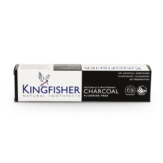 Kingfisher Pasta do zębów wybielająca z węglem aktywnym bez fluoru - 100 ml 