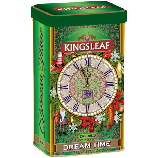 Kingsleaf DREAM TIME EMERALD herbata zielona MIĘTA MAROKAŃSKA liściasta w puszce - 75 g Basilur