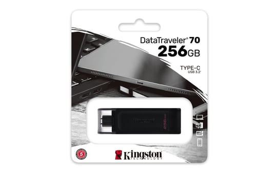 Kingston 256GB USB-C 3.2 Gen 1 DataTraveler 70 Kingston