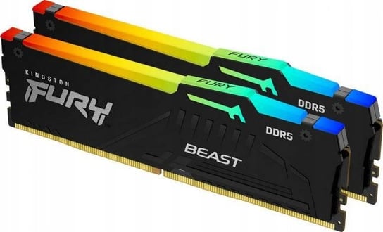 Kingston Fury Beast Black RGB EXPO 32GB [2x16GB 6000MHz DDR5 CL30 DIMM] Kingston