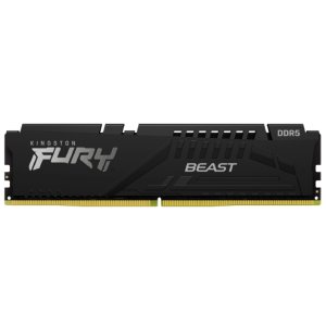 Kingston FURY Beast DDR5 16 GB (2x8 GB) 6000 MT/s DDR5 CL40 DIMM Zestaw 2 pamięci do gier stacjonarnych - KF560C40BBK2-16 Kingston