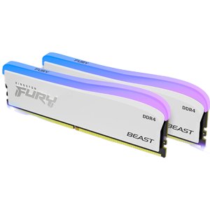 Kingston FURY Beast White RGB Special Edition 16 GB 3600 MT/s DDR4 CL18 DIMM Pojedynczy moduł pamięci stacjonarnej - KF436C18BWA/16 Kingston