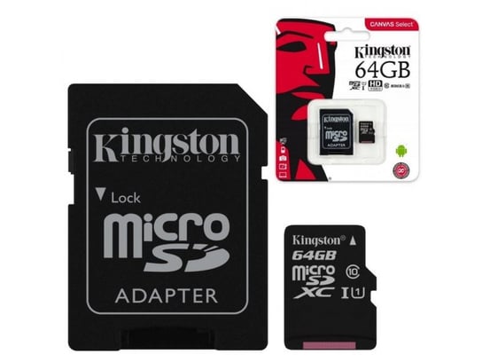 Kingston Karta Microsd 64Gb Micro Cl10 Adapter Sd PrzydaSie.pl