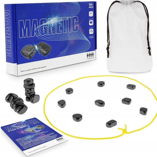 KingSzop Gra Edukacyjna Magnetyczna 30 kamieni MAGNETIC szachy Inna marka