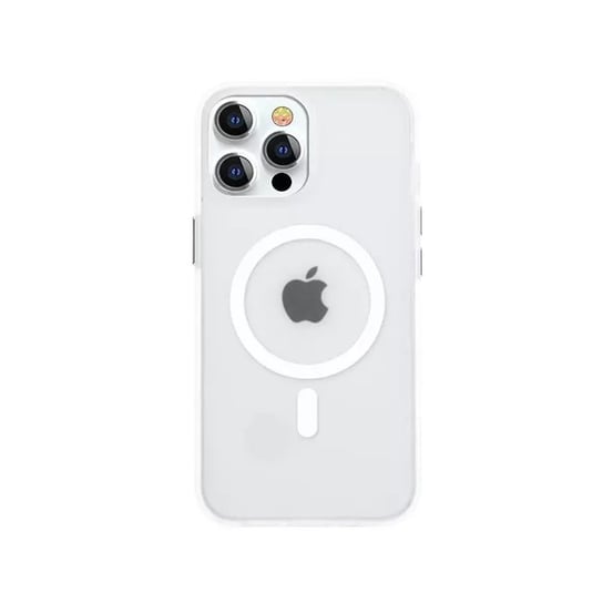 Kingxbar PQY Elegant Series magnetyczne etui do iPhone 13 Pro obudowa pokrowiec biały (kompatybilne z MagSafe) 4kom.pl