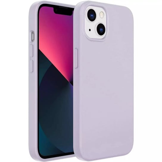 Kingxbar PQY Silicone Series magnetyczne etui do iPhone 13 Pro Max silikonowa obudowa pokrowiec fioletowy (kompatybilne z MagSaf 4kom.pl