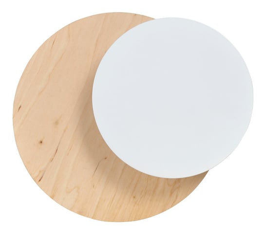 Kinkiet dekoracyjny EMIBIG Circle, biały, 20 W, 20x22 cm EMIBIG
